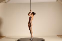 Poledance reference poses of Fannie